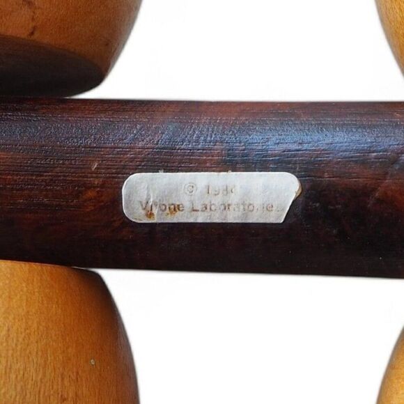 Vintage Vi-one Laboratories 1980's Wooden Toy Dog - Picture 6 of 6